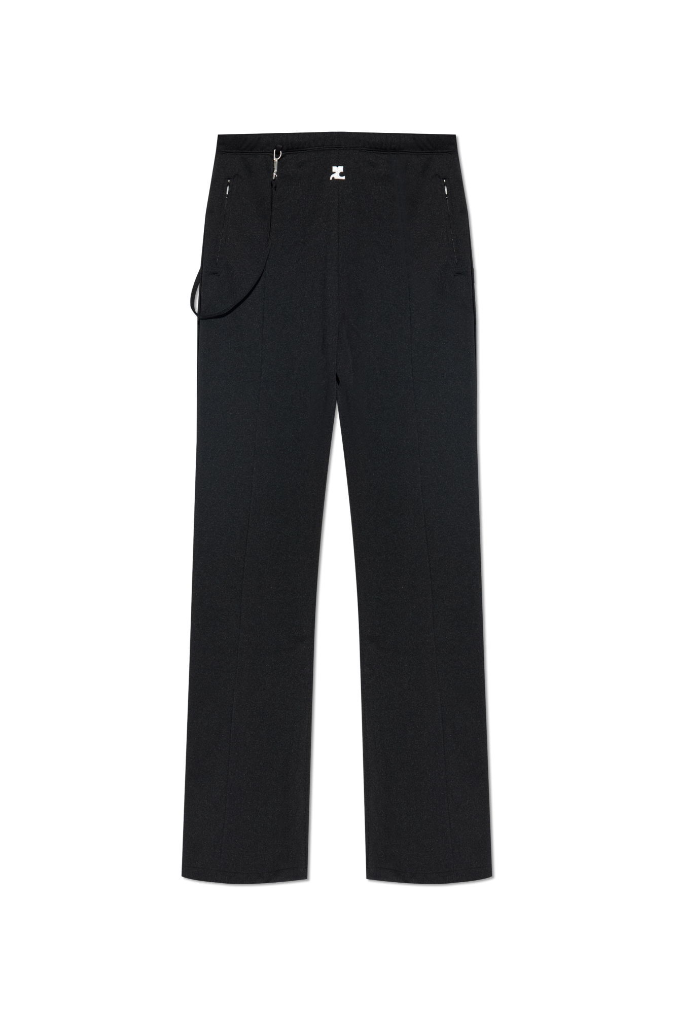 パンツ COURREGES Woman Pants Black 225JPA324JS0220 9999 HERITAGE STRETCH WOOL PANTS - courrèges